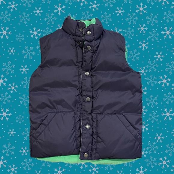 KULE Jackets & Coats Awesome Bubble Vest In Blue W Corduroy Style